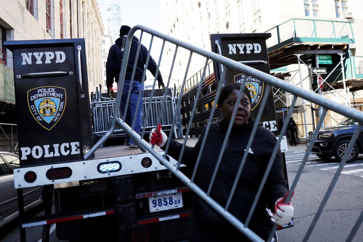 Metal barriers, blocked roads: Police brace for potential protests as ...