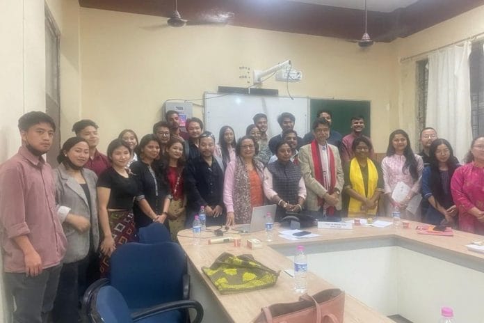 A glimpse of the seminar on Tribes, State and the Environment: Contemporary Research from India’s North East’ organised jointly by Rajiv Gandhi University, Rono Hills and IIT Gandhinagar | By special arrangement | Photo by Dr Sarit Chaudhary