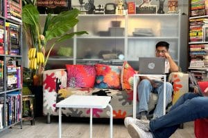 Jain has created a vibrant, quirky space for his young team | Credit: Sidharth Jain | By special arrangement