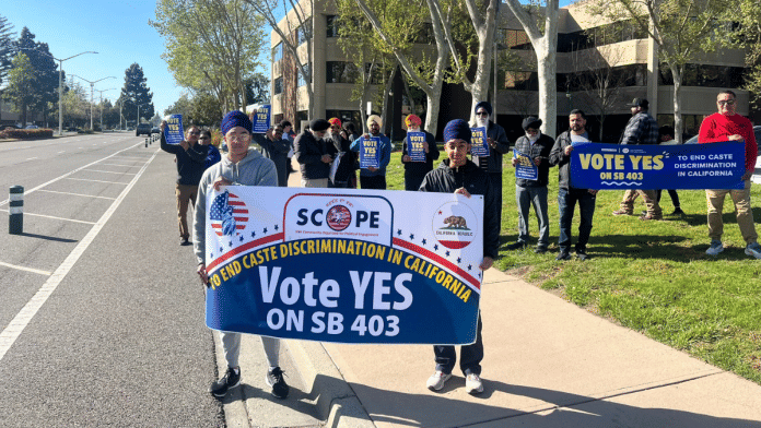 Representational image | Aisha Wahab met a large coalition of Indian Americans in Fremont wanting to discuss SB403, the bill to end caste discrimination in California | Aisha Wahab/X (formerly Twitter)