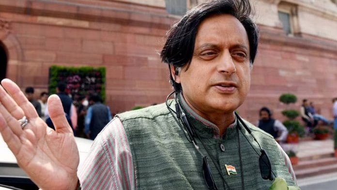 Congress leader & MP from Thiruvananthapuram Shashi Tharoor | File photo: ANI