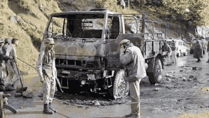 Site of the Poonch terror attack | ANI