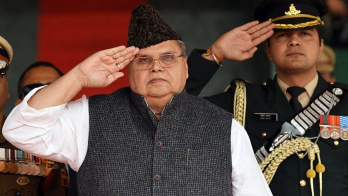 Former J&K Governor Satya Pal Malik | ANI file photo