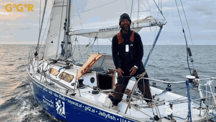 Abhilash Tomy finished the Golden Globe Race Friday | Twitter: @ggr2022