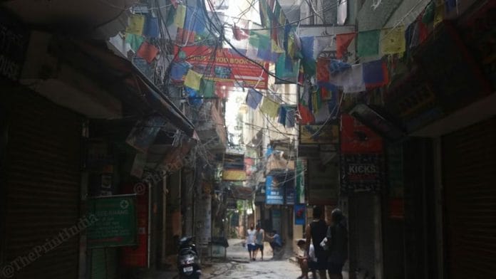 In one of the lanes of Majnu ka Tila in Delhi | Manisha Mondal | ThePrint