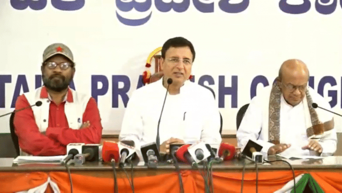 Congress leader Randeep Surjewala posed six questions to on various angles related to the case related to Amritpal Singh | Twitter | @rssurjewala