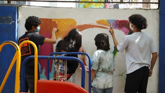 Students of Mahatma Gandhi International School | special arrangement