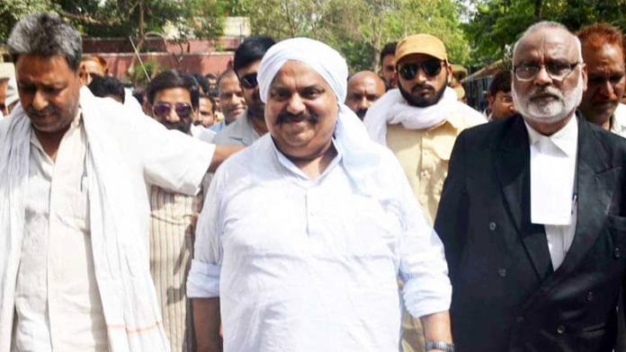 File image of Atiq Ahmed | Photo: PTI