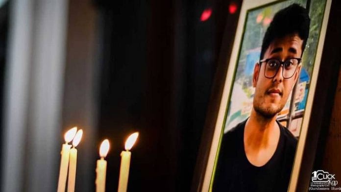 A candlelight vigil for Faizan Ahmed at IIT Kharagpur last year | Photo courtesy IIT Kharagpur