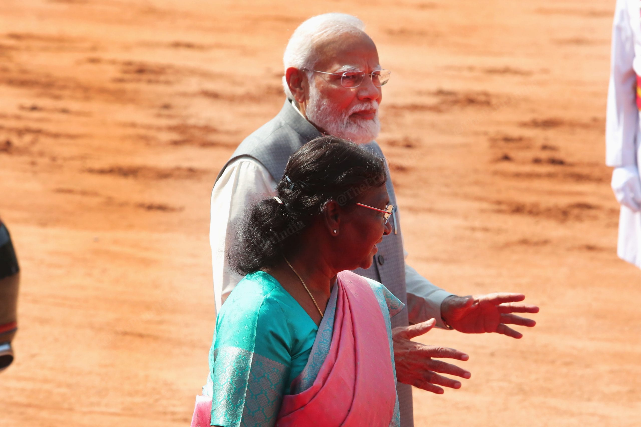 PM Modi with President Murmu at Rashtrapati Bhavan | Photo: Praveen Jain | ThePrint