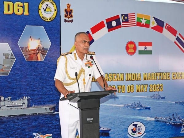 Navy chief Admiral R Hari Kumar on 3-day visit to Singapore