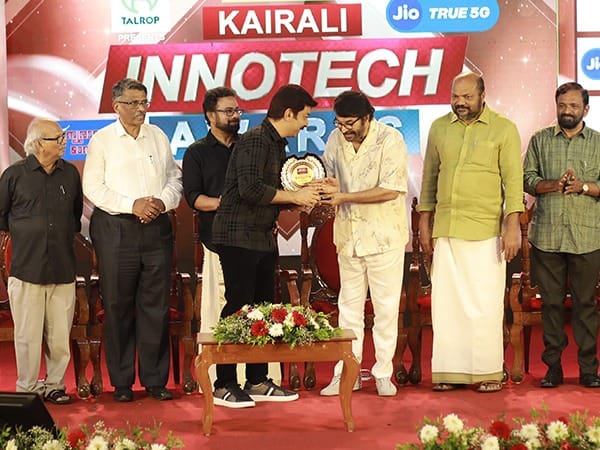 Nikshan Electronics honored with 'Most Trusted Brand' Award by Kairali TV Chairman Mammootty