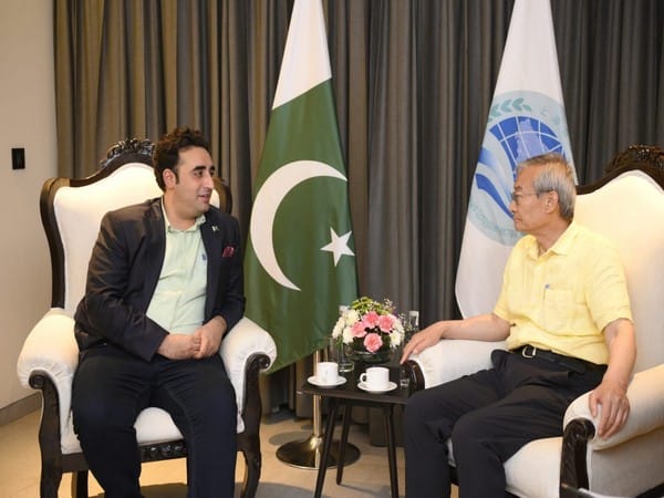 SCO Secy-Gen calls on Pakistan's Bilawal Bhutto on sidelines of Foreign Ministers' meet in Goa