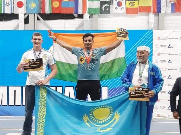 JSP-supported para-athlete Shrimant Jha wins silver medal at Asian Para-Arm Wrestling Championship