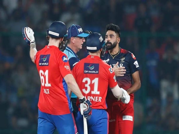 IPL 2023: Verbal exchange between Mohammed Siraj-Phil Salt during RCB-DC match