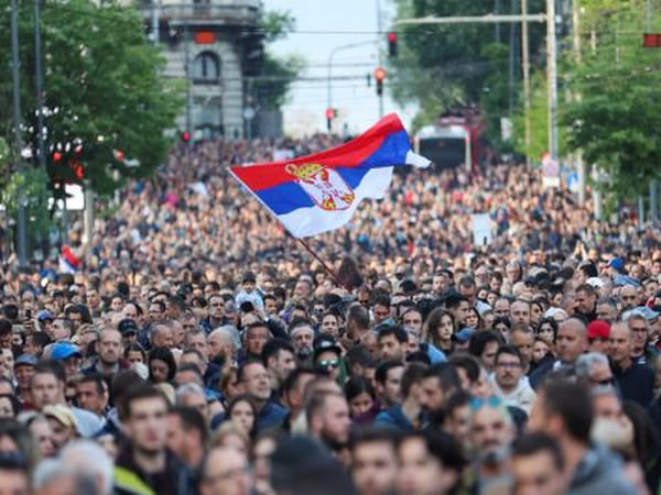 Serbians rally against violence, demand ban on violent TV content after two mass shootings