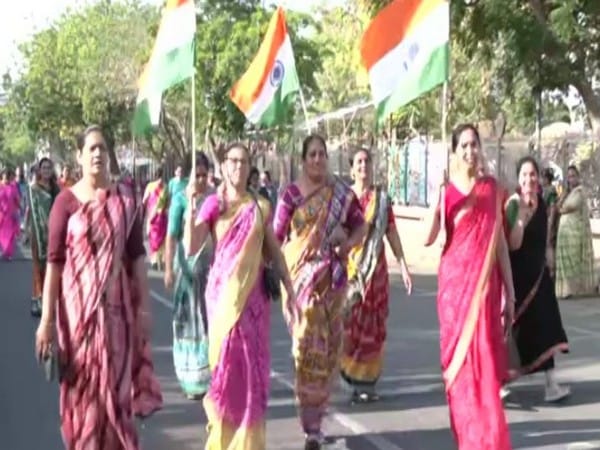 Mother's Day: Over 3,000 women participate in 'Saree Walkathon' event organised by Rajkot Police