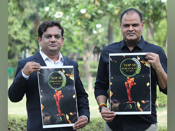 Dushyant Pratap Singh and Saurabh Garg unveil poster for Top 50 Indian Icon Awards