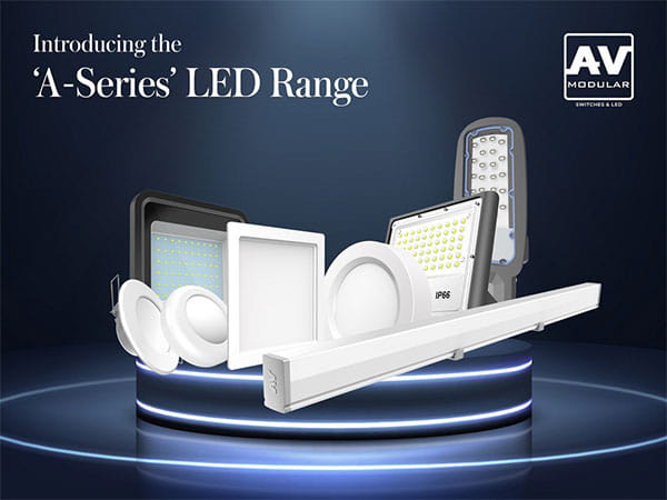 AV Modular launches its first-ever LED lighting range, the A-Series