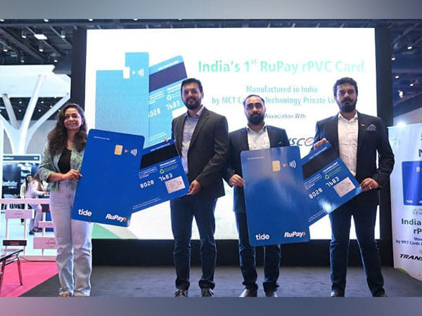 Tide and Transcorp launch India's-first Recycled PVC RuPay Card