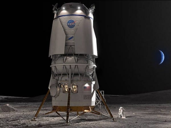 Bezos firm wins Nasa bid to build astronaut lunar lander