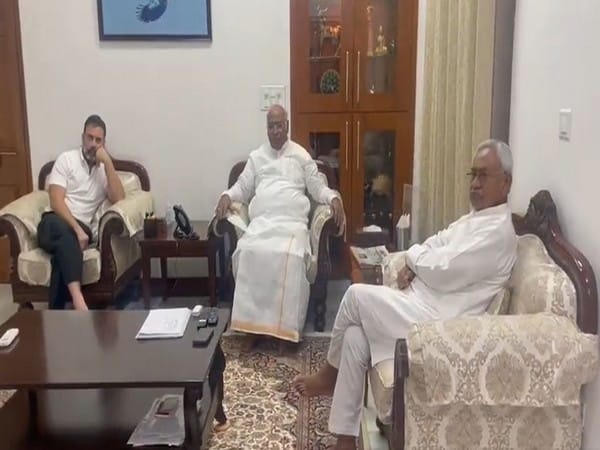 Nitish Kumar meets Kharge, Rahul Gandhi amid talks for opposition unity
