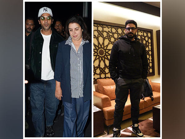 IIFA 2023: Abhishek Bachchan, Farah Khan, RajKummar Rao arrive in Abu Dhabi