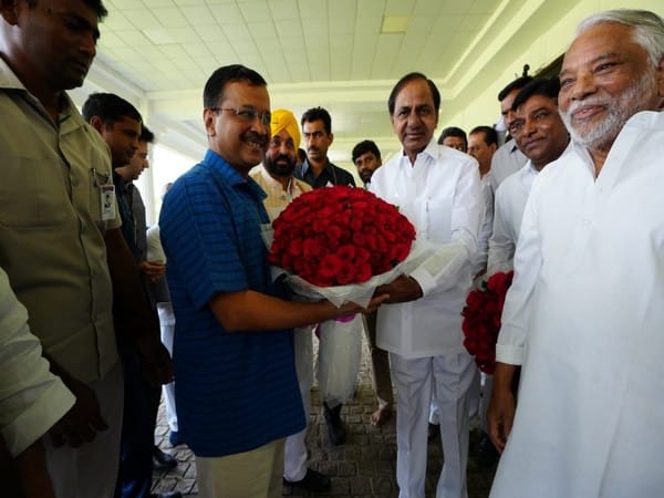 Delhi govt vs Centre ordinance row: Kejriwal meets Telangana CM KCR in Hyderabad
