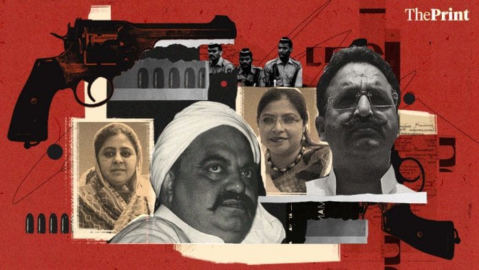 Shaista Parveen, Atiq Ahmed, Afshan Ansari, Mukhtar Ansari