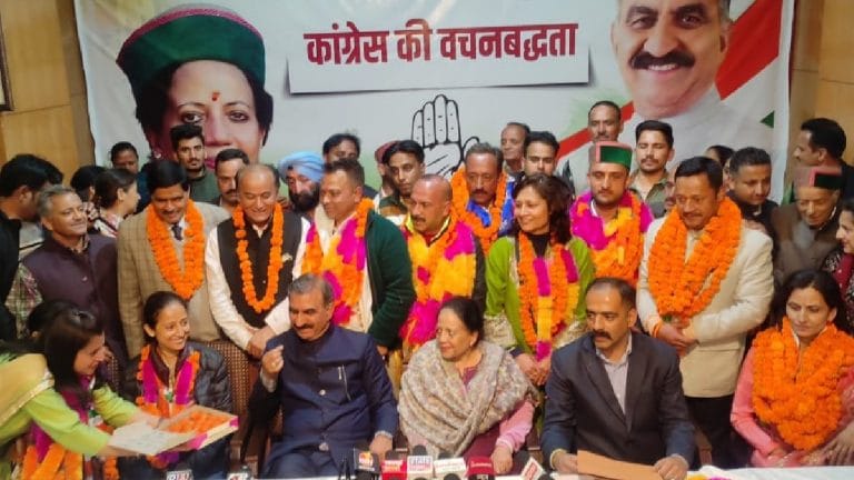 Shimla civic polls: Congress wins 24 of 34 Shimla wards in big victory for CM Sukhu, BJP limited to 9