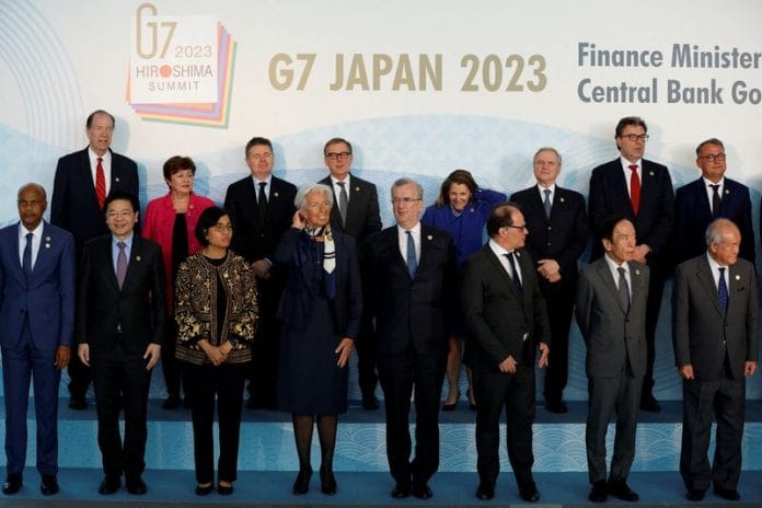 Ministers and other delegates at the G7 Finance Ministers and Central Bank Governors' meeting in Niigata, Japan on 12 May 2023 | Photo: Reuters