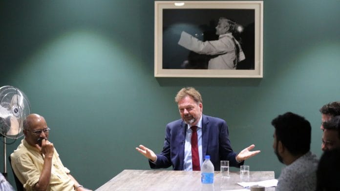 German Ambassador to India Philipp Ackermann in conversation with ThePrint team | Suraj Singh Bisht | ThePrint