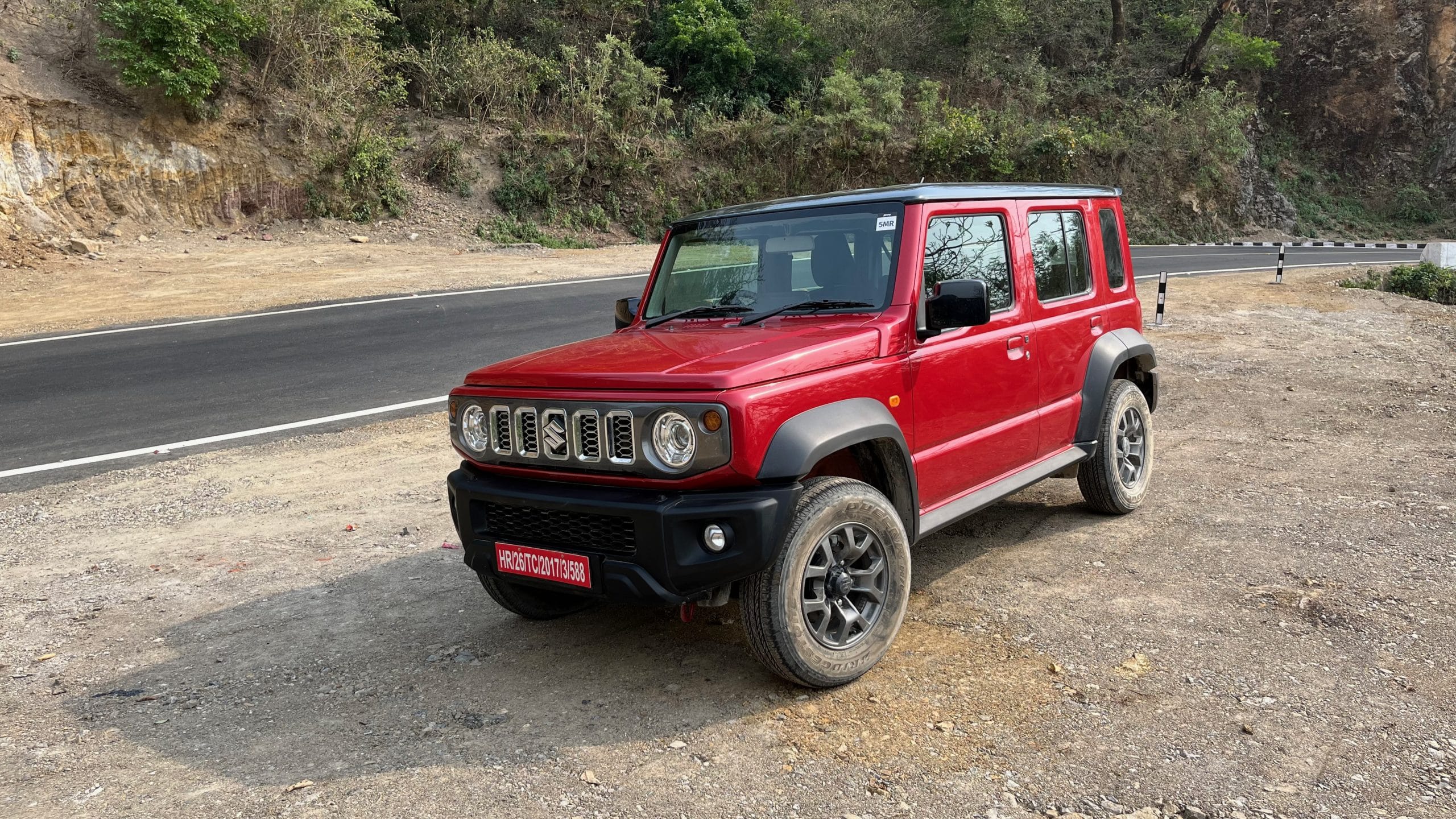 Suzuki Jimny in 'sizzling red' | Kushan Mitra