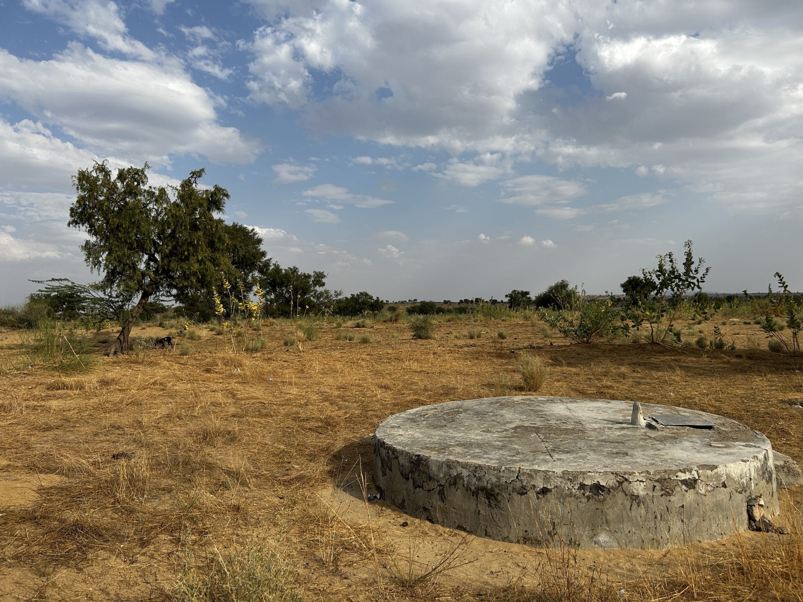 The wells have been sealed with concrete as part of an effort to combat the issue | Jyoti Yadav | ThePrint