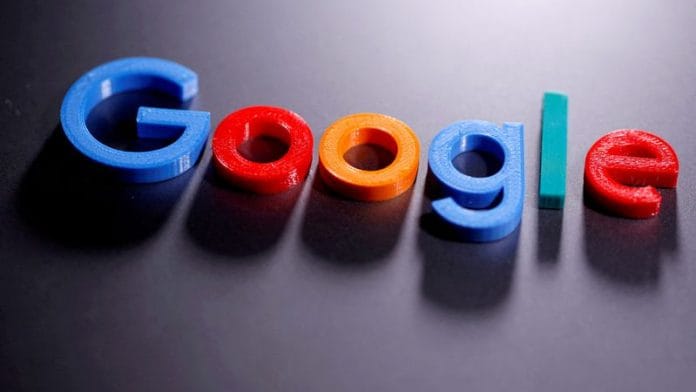 A 3D-printed Google logo is seen in this illustration | Reuters