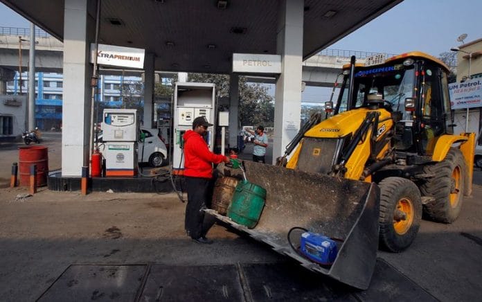 A worker fills diesel in a container at a fuel station in Kolkata | Reuters file photo