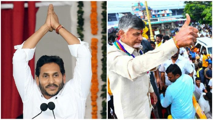 YS Jagan Mohan Reddy (L) and Chandrababu Naidu (R) | ANI file photos