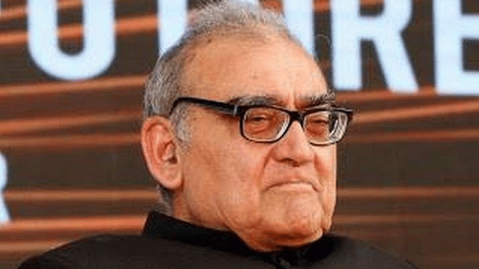 File photo of Markandey Katju | @justicekatju/ Facebook