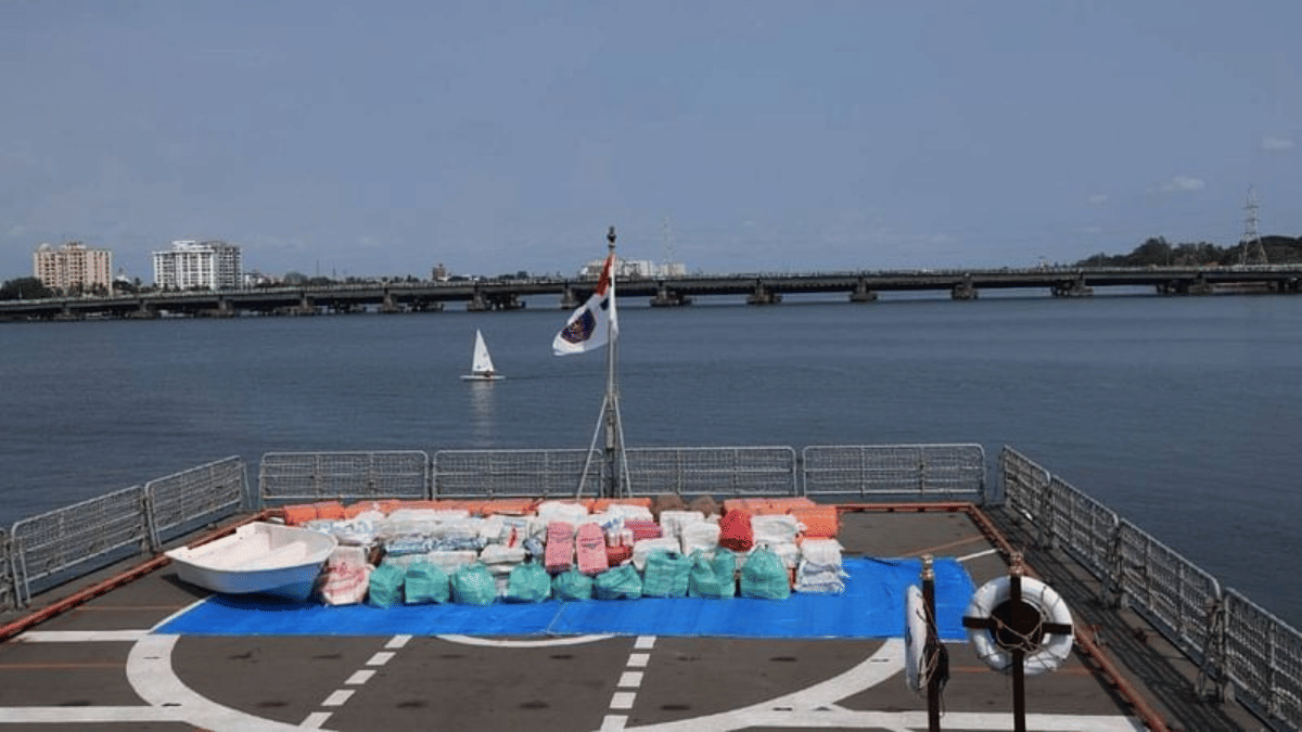 The haul found on the 'mothership' by the Narcotics Control Bureau on May 14 | By Special Arrangement