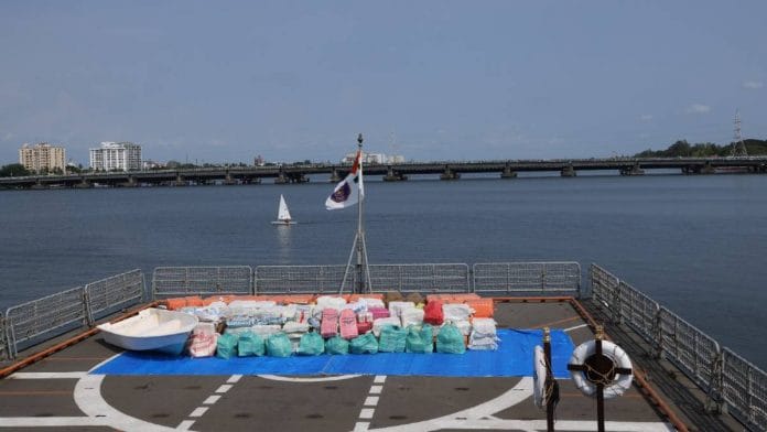 The haul found on the 'mothership' by the Narcotics Control Bureau Friday | Photo: By Special Arrangement