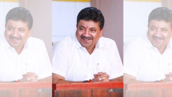 File photo of Dr P Thiaga Rajan | Twitter: @ptrmadurai