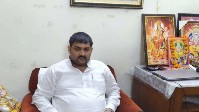 Rajvardhan Singh Parmar, national president of Maharana Pratap Sena | Credit: Facebook/Rajvardhan Singh Parmar