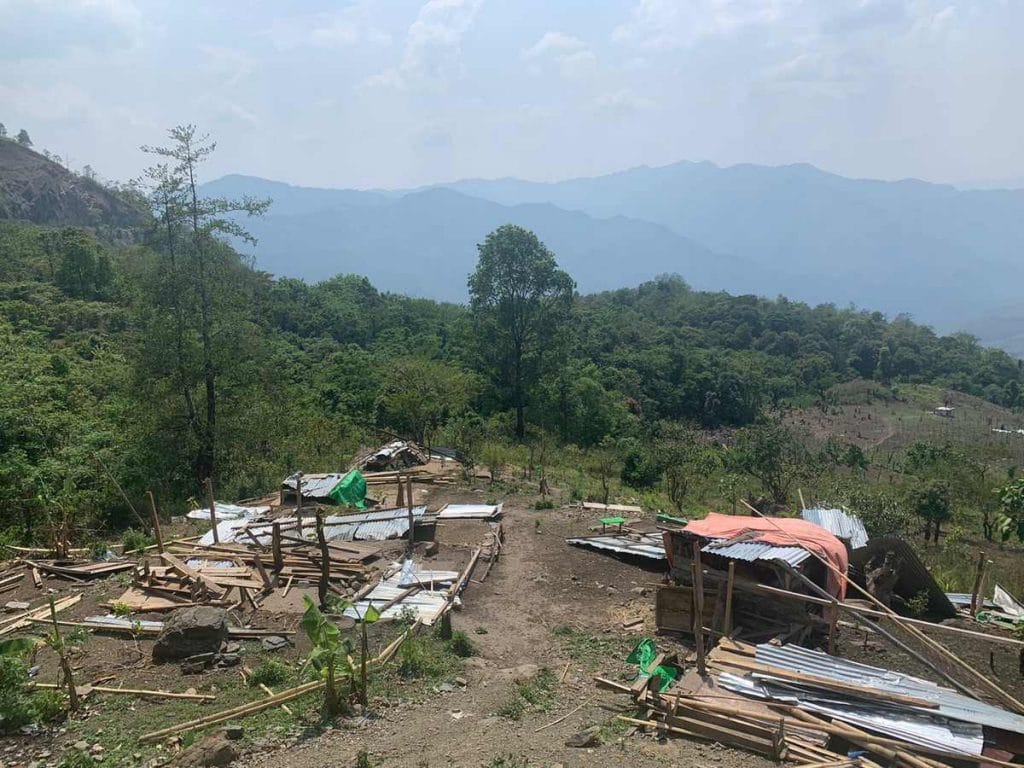 razed houses in K Songjang