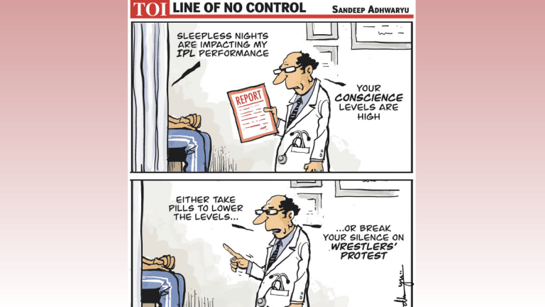 Cricketers ‘fight’ sleepless nights over wrestlers’ stir & NCP workers on Sharad Pawar’s exit