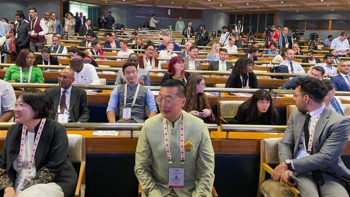 Delegates during the 3rd G20 Tourism Working Group meeting, in Srinagar | PTI photo