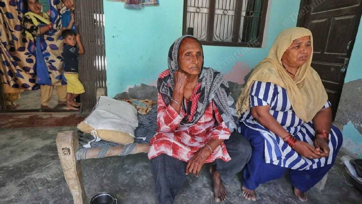 Saddam Hussain's mother and grandmother | Photo: Praveen Jain | ThePrint