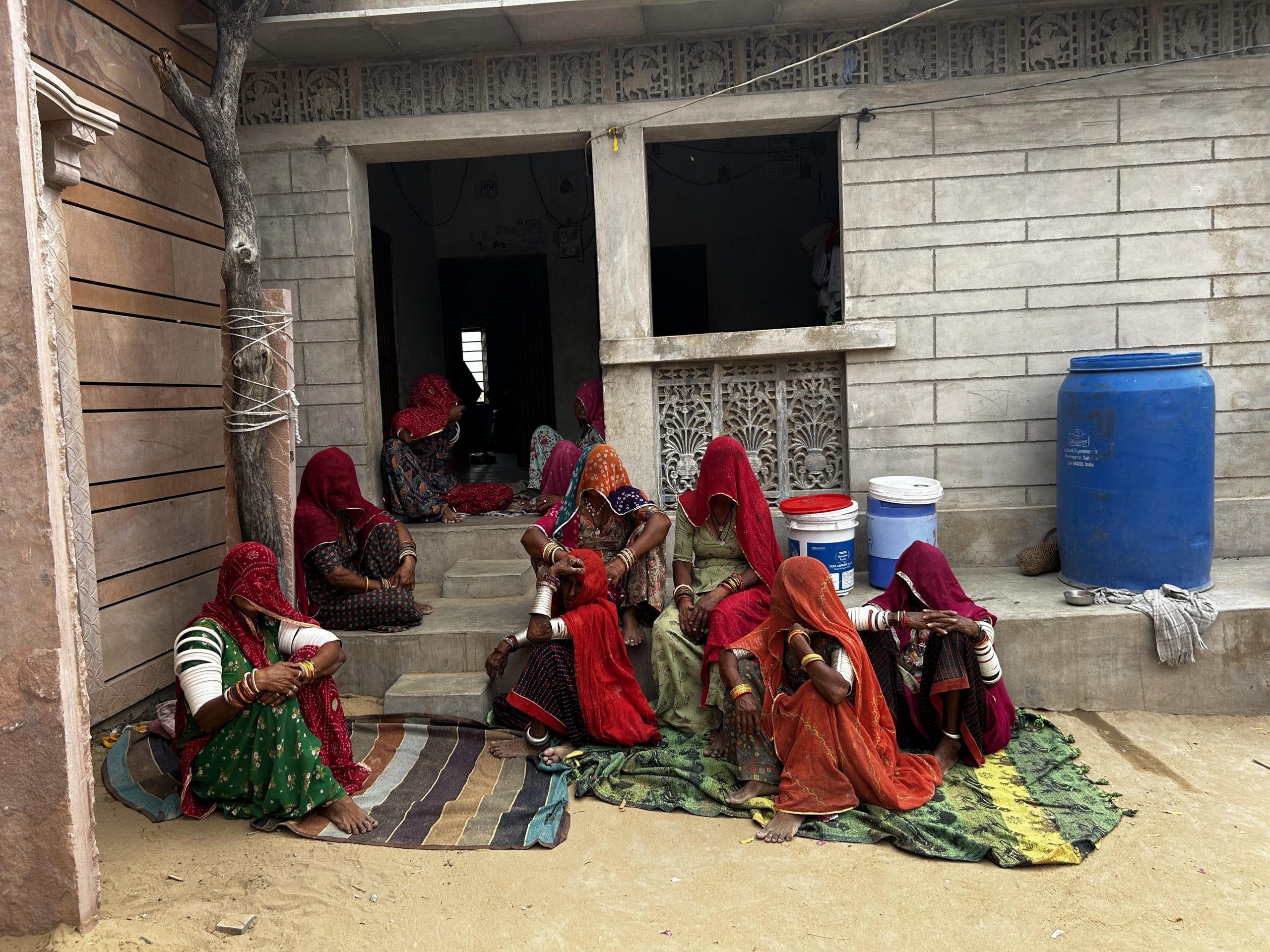 Women gathered to mourn the death of Deu and her two-year-old daughter. | Jyoti Yadav | ThePrint