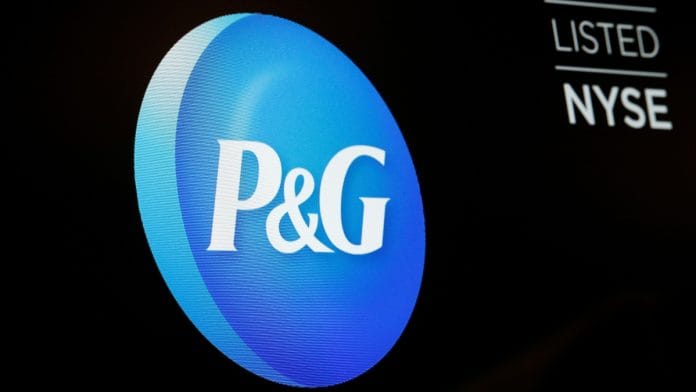 The logo for Procter & Gamble Co. is displayed on a screen on the floor of the New York Stock Exchange (NYSE) in New York | Reuters