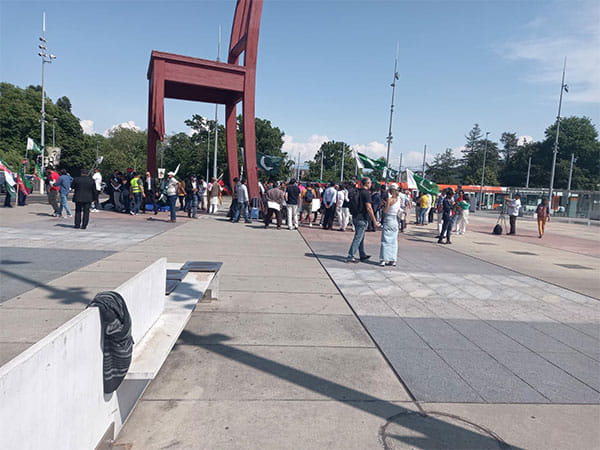 Imran Khan's supporters hold anti-Pakistan protest outside UN in Geneva