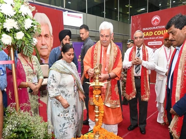 J-K: LG Manoj Sinha inaugurates Prasad cum Souvnier Counter of Mata Vaishno Devi Shrine Board